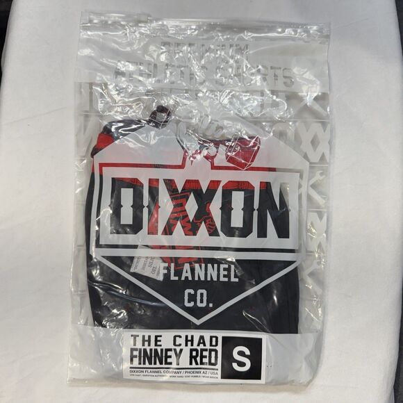 DIXXON Flannel Company Men's The Chad Finny Red Party Shorts Size S NEW - Picture 2 of 5